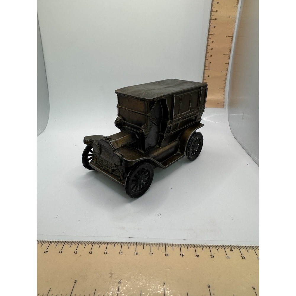 1970s Cast Metal Bank 1915 FORD Promo Banthrico Inc Chicago USA Vintage No Key